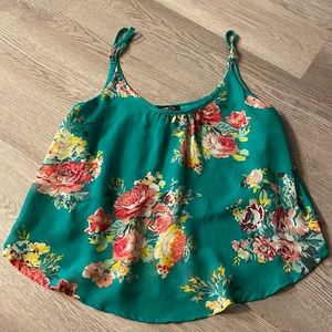 Floral crop top